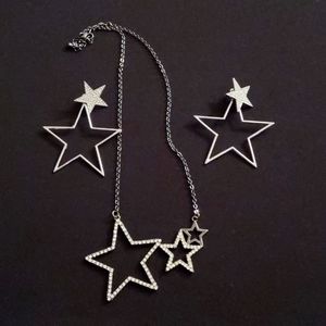 Star Earrings & Necklace Set
